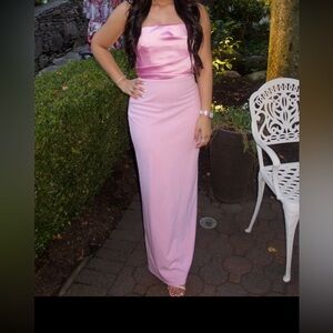 Solace London afra dress size 6 blush